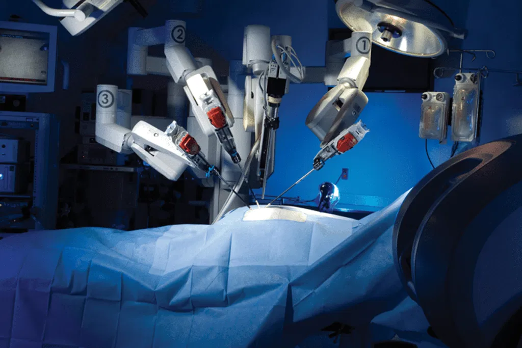 Doctor reviewing radiological scans of kidney stones