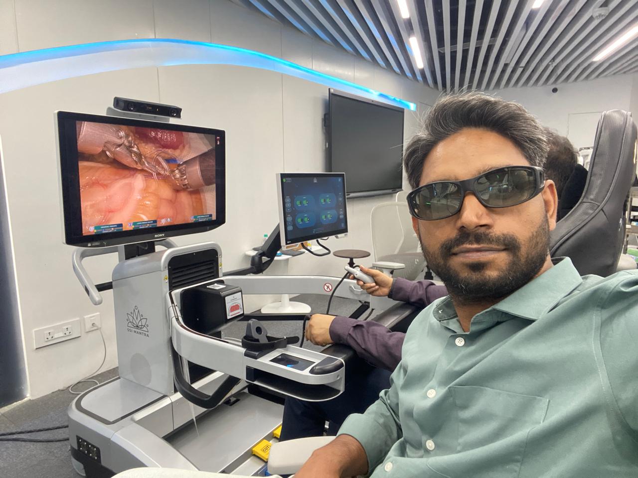 Patient recovering quickly after non-invasive procedure